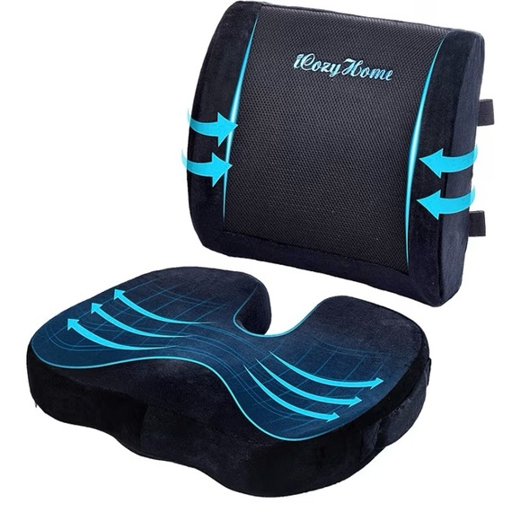 Coccyx Other - Coccyx Lumbar and Seat Cushion Set